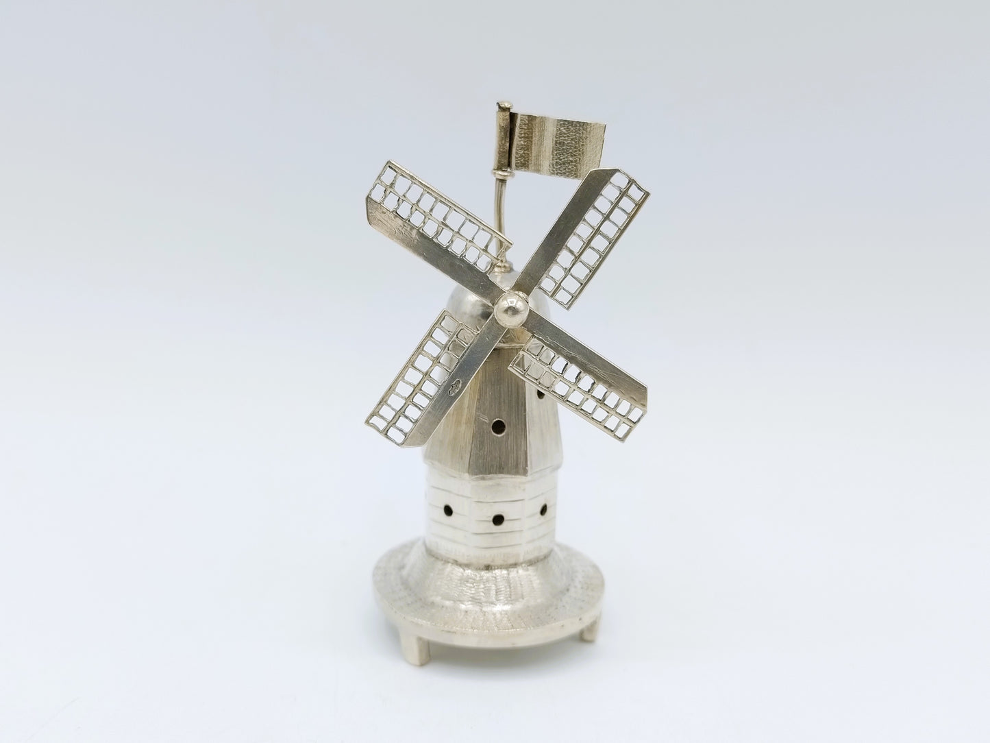 Silver miniature windmill, Netherlands, 19th century