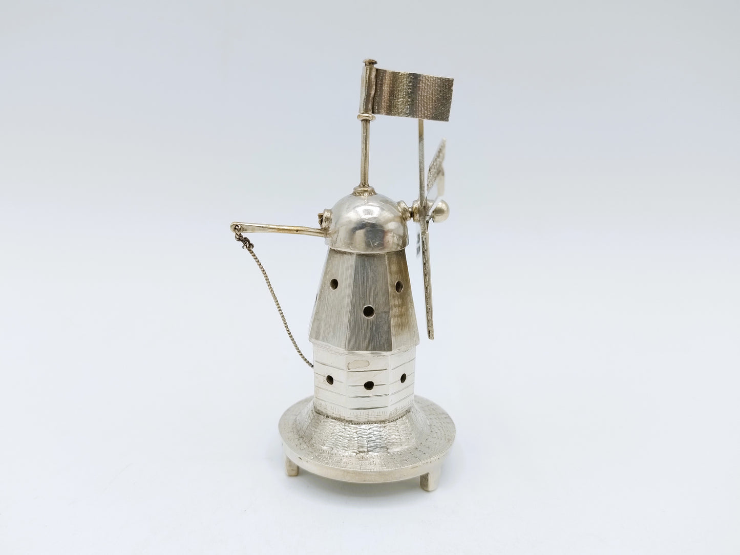 Silver miniature windmill, Netherlands, 19th century