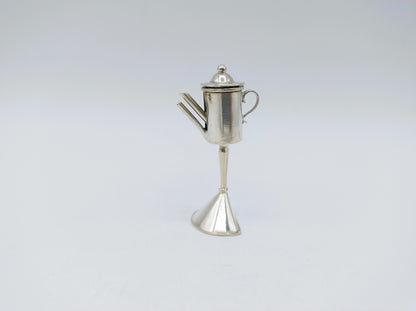 Silver miniature snotneus, 19th century