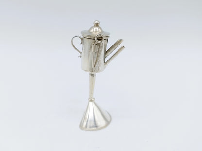 Silver miniature snotneus, 19th century