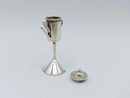 Silver miniature snotneus, 19th century