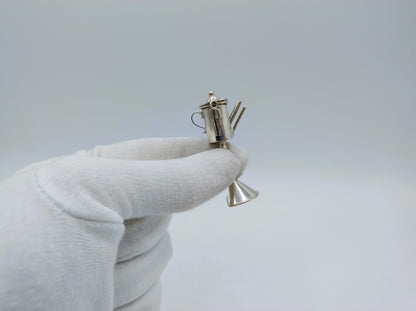 Silver miniature snotneus, 19th century