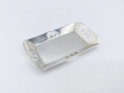 Silver miniature mangle tub, H. Hooijkaas, Schoonhoven, c. 1930