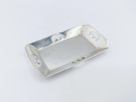 Zilveren miniatuur mangelbak, H. Hooijkaas, Schoonhoven, ca. 1930