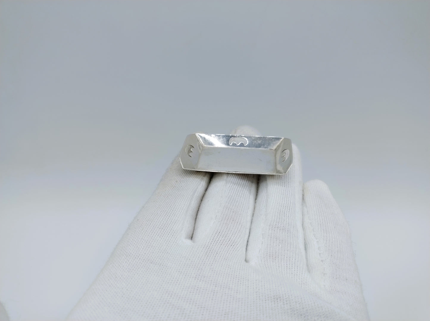 Silver miniature mangle tub, H. Hooijkaas, Schoonhoven, c. 1930