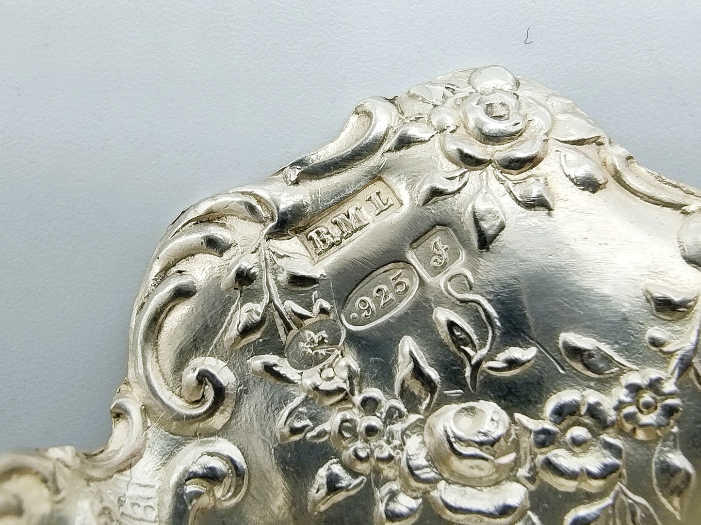 Silver rocking chair, B. M. Landeck, Chester, 1909