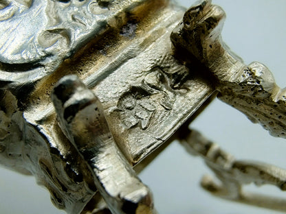 Silver rocking chair, B. M. Landeck, Chester, 1909