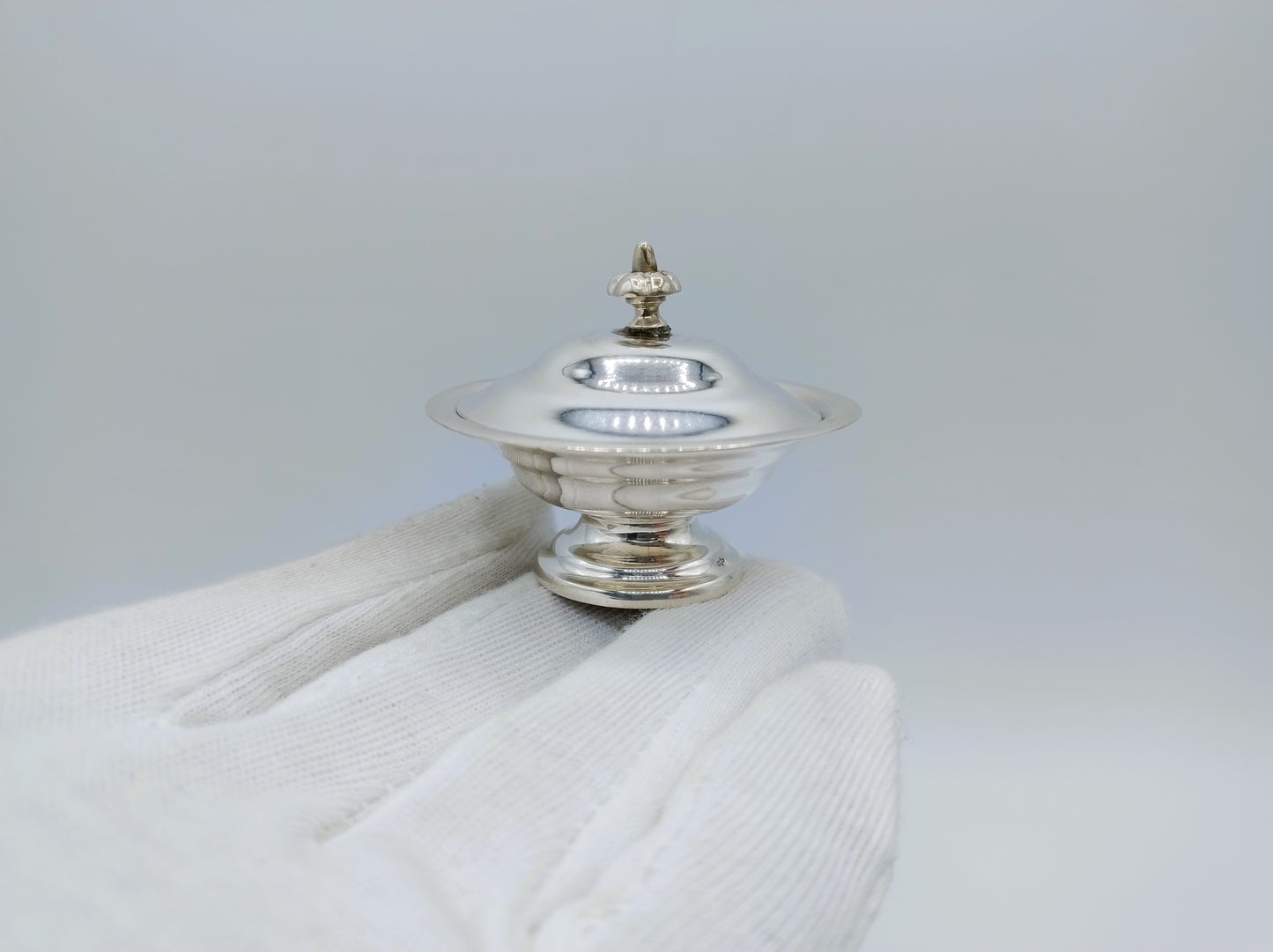 Silver miniature soup tureen, 19th century