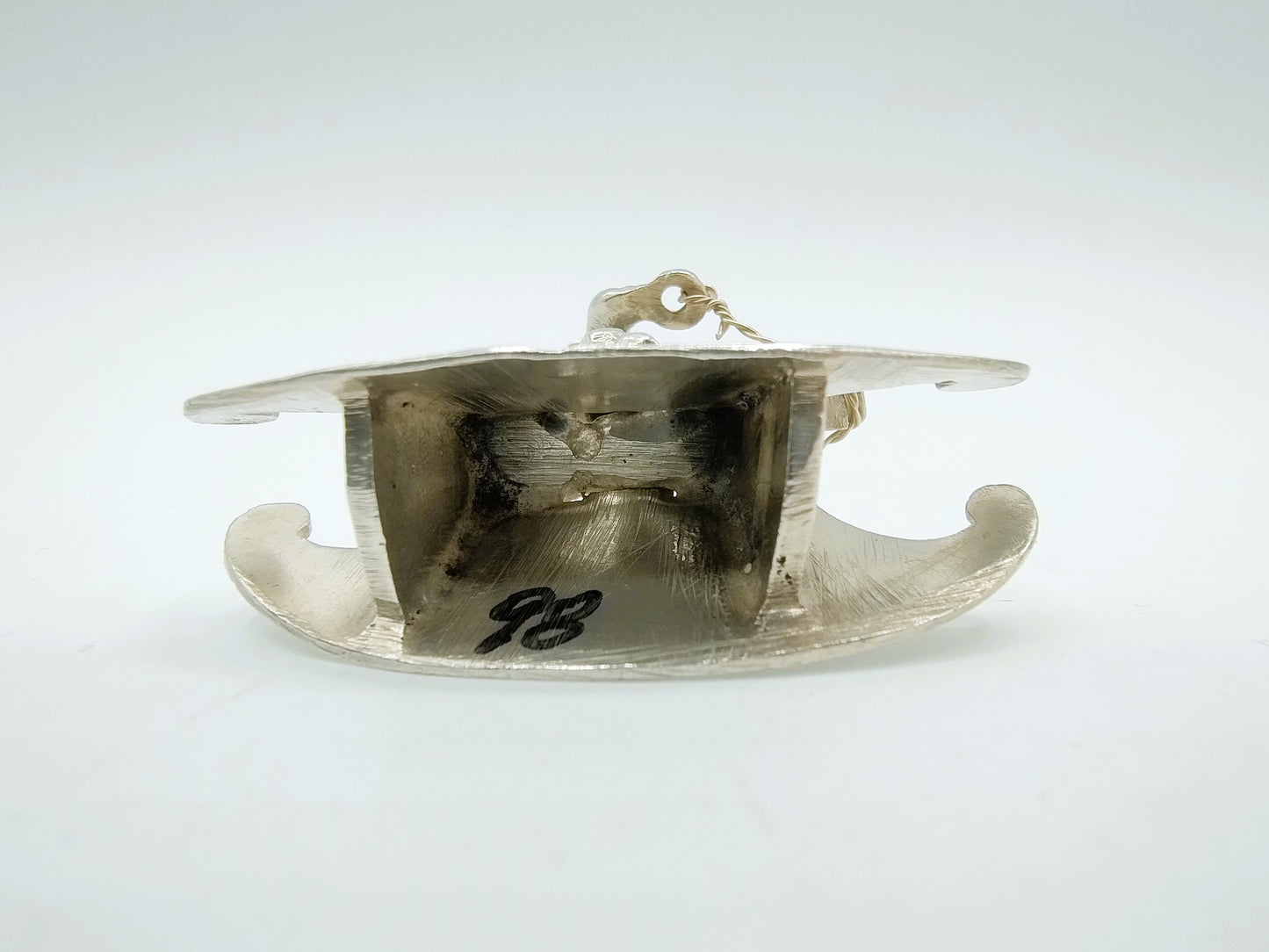 Zilveren miniatuur hobbelpaard, J. Koningh, Enkhuizen, 1743