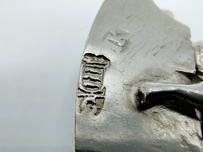 Zilveren miniatuur hobbelpaard, J. Koningh, Enkhuizen, 1743