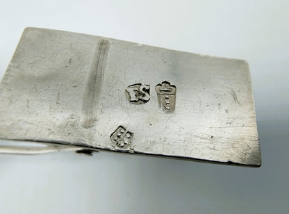 Zilveren miniatuur sjees met paard, F. van Strant I, Amsterdam, ca. 1715