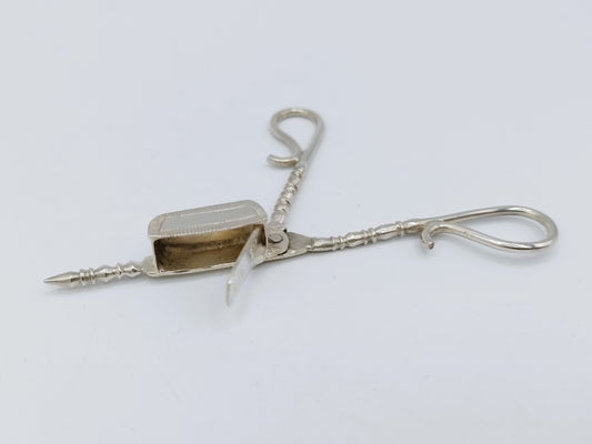 Zilveren miniatuur kaarsensnuiter, A.D. Jorritsma, Bolsward, ca. 1790