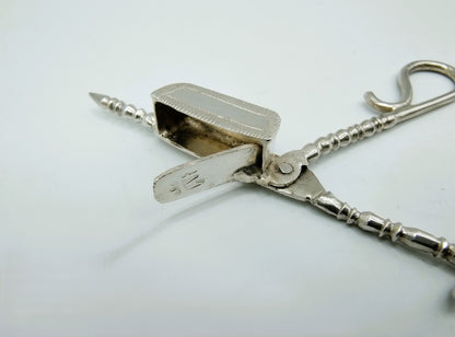 Zilveren miniatuur kaarsensnuiter, A.D. Jorritsma, Bolsward, ca. 1790