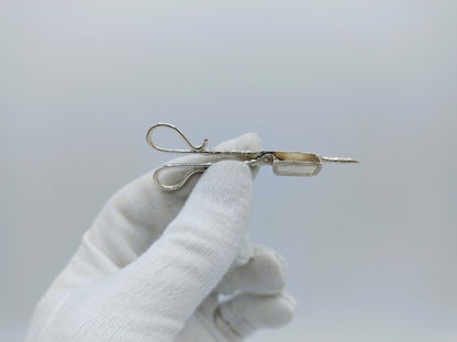 Zilveren miniatuur kaarsensnuiter, A.D. Jorritsma, Bolsward, ca. 1790