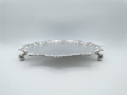 Silver cabaret set, W. Peaston, London, 1753