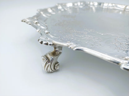 Silver cabaret set, W. Peaston, London, 1753