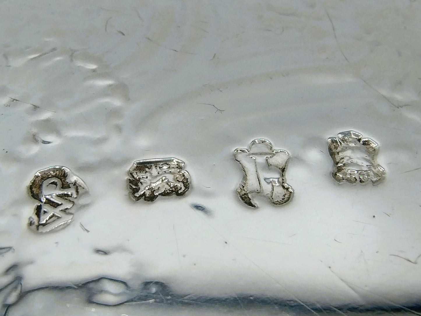 Silver cabaret set, W. Peaston, London, 1753