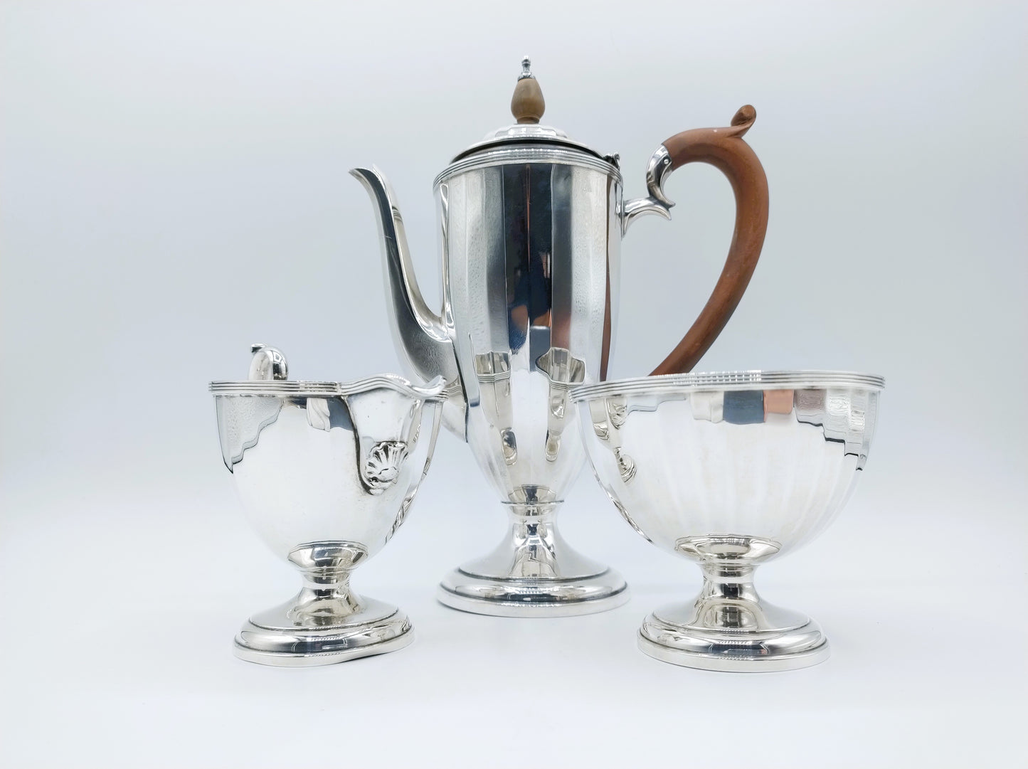 Silbernes Kaffeeservice, Adie Brothers, Birmingham, 1925