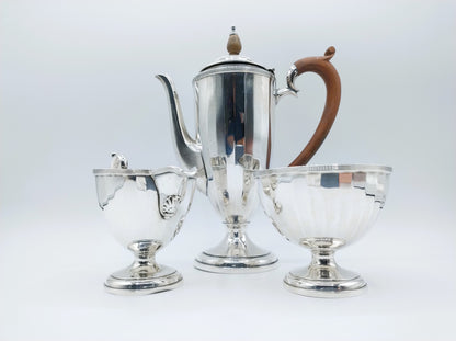 Silbernes Kaffeeservice, Adie Brothers, Birmingham, 1925