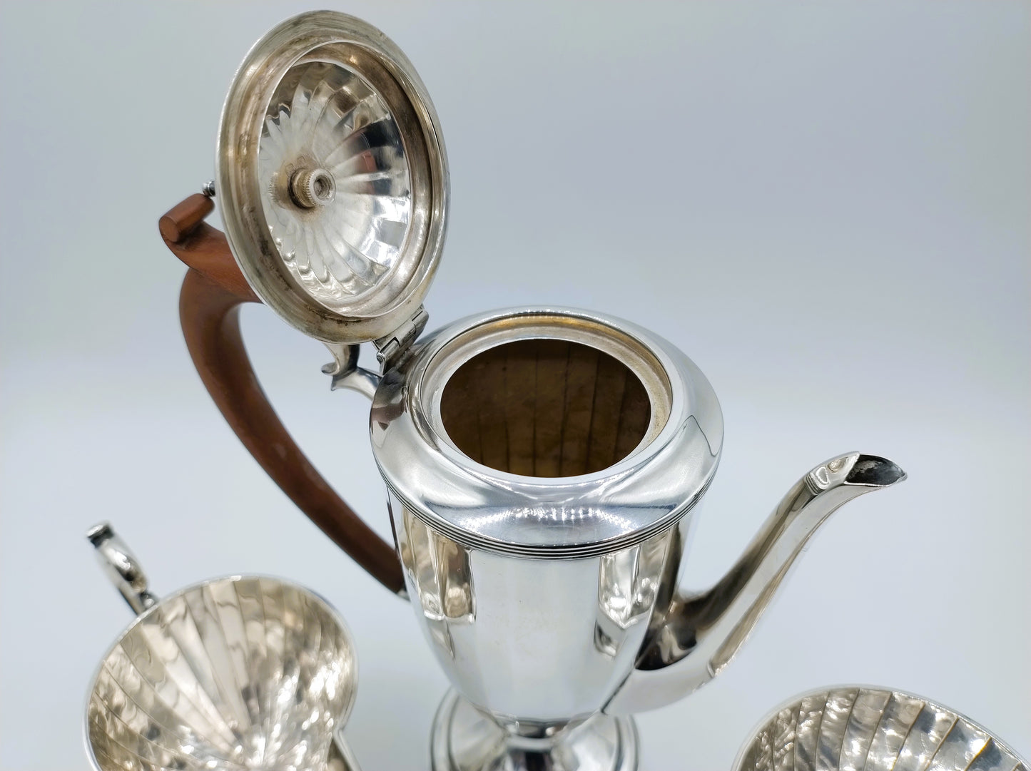 Silbernes Kaffeeservice, Adie Brothers, Birmingham, 1925