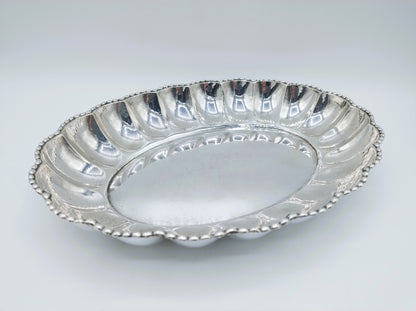 Silver dish, O. Hintze, Hamburg, 19th century
