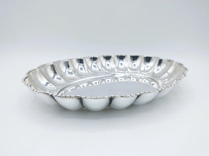 Silver dish, O. Hintze, Hamburg, 19th century