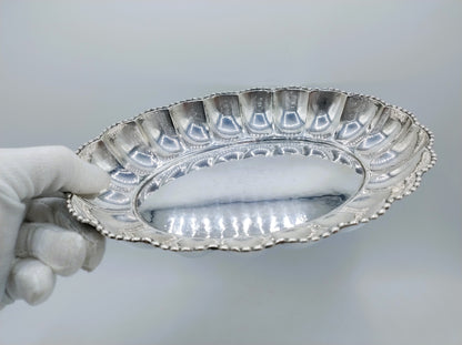 Silver dish, O. Hintze, Hamburg, 19th century