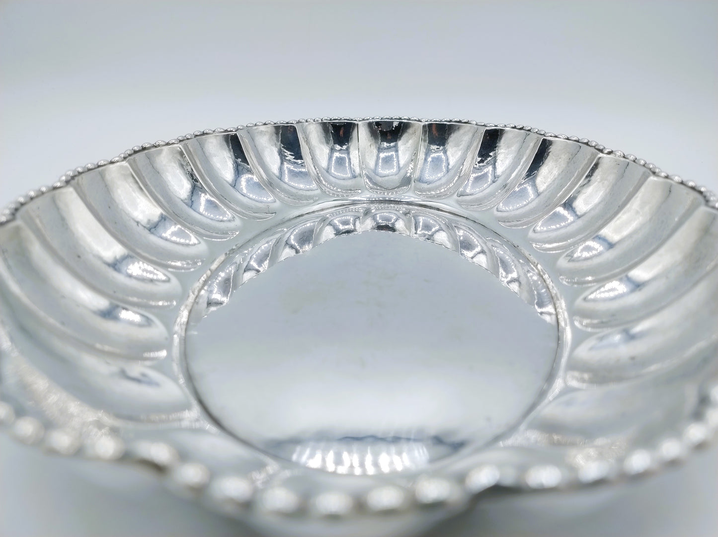 Silver dish, O. Hintze, Hamburg, 19th century