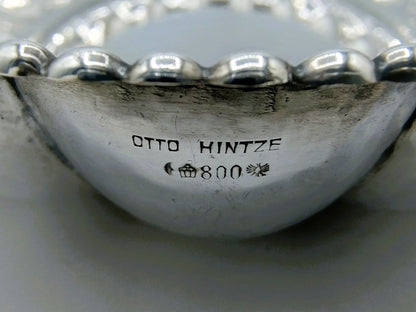 Silver dish, O. Hintze, Hamburg, 19th century