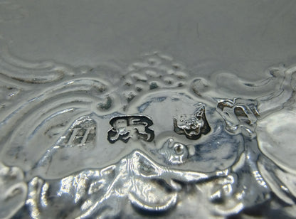 Silver salver, G. Hindmarsh, London, 1748
