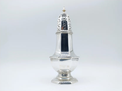 Silver sugar sifter, Stokes & Ireland Ltd, Chester, 1909