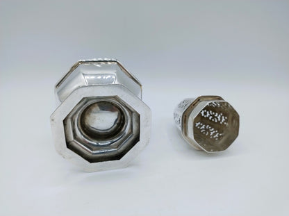Silver sugar sifter, Stokes & Ireland Ltd, Chester, 1909