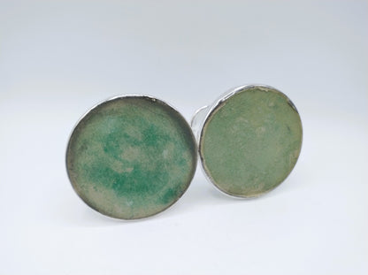 Silver candlesticks, A. M. Weisrose, Birmingham, 1989