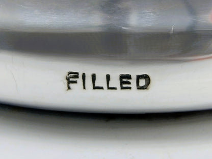 Silver candlesticks, A. M. Weisrose, Birmingham, 1989