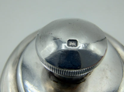 Silver pepper mill, W. Hutton & Sons Ltd, Birmingham, 1909