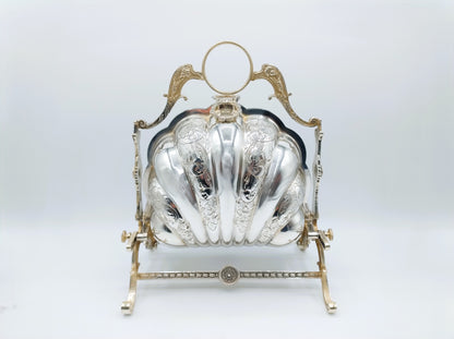 Victorian silver-plated biscuit barrel, Sheffield, circa 1880
