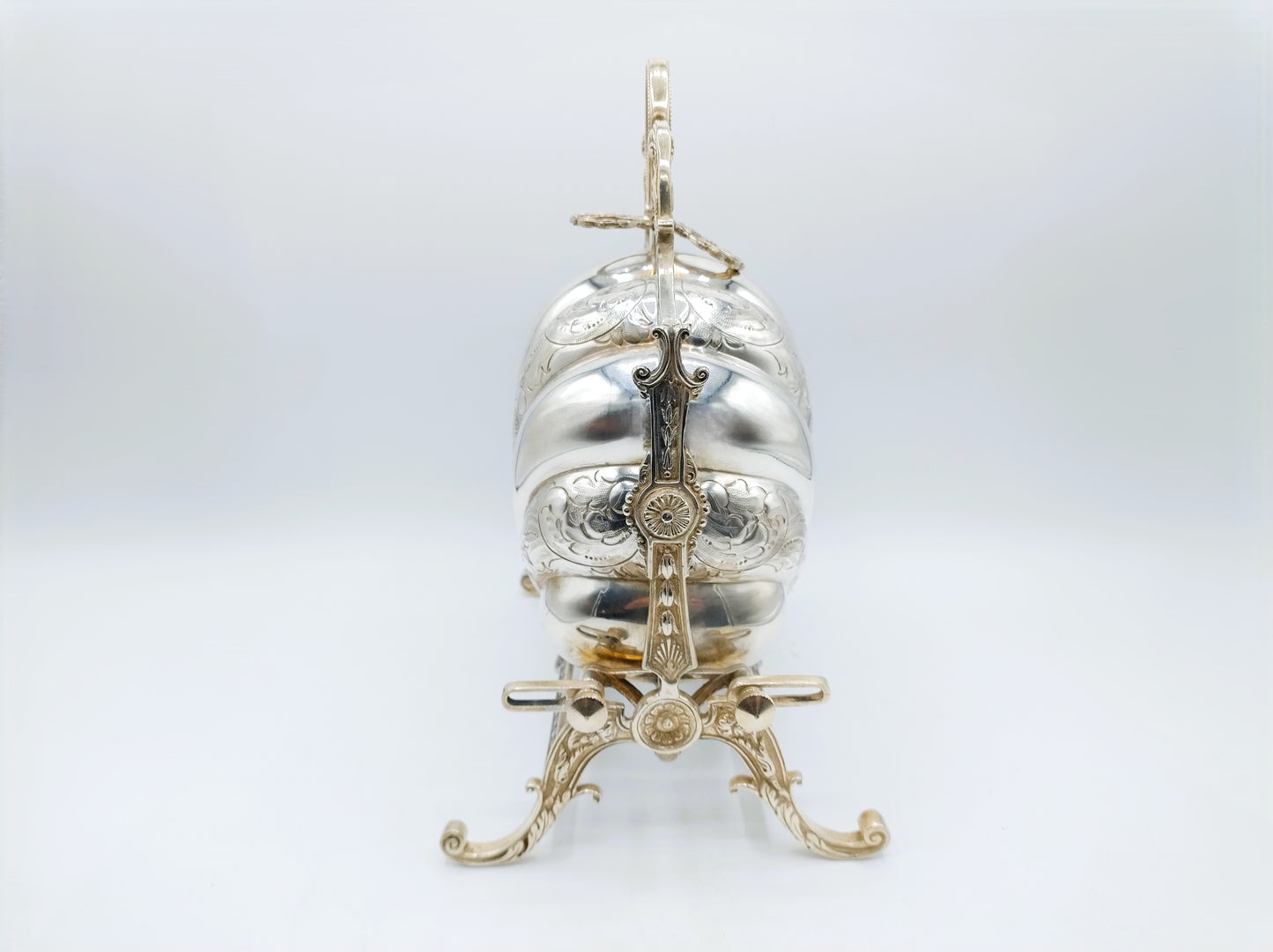 Victorian silver-plated biscuit barrel, Sheffield, circa 1880