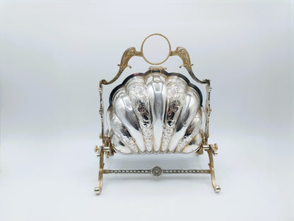 Victorian silver-plated biscuit barrel, Sheffield, circa 1880