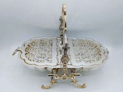 Victorian silver-plated biscuit barrel, Sheffield, circa 1880