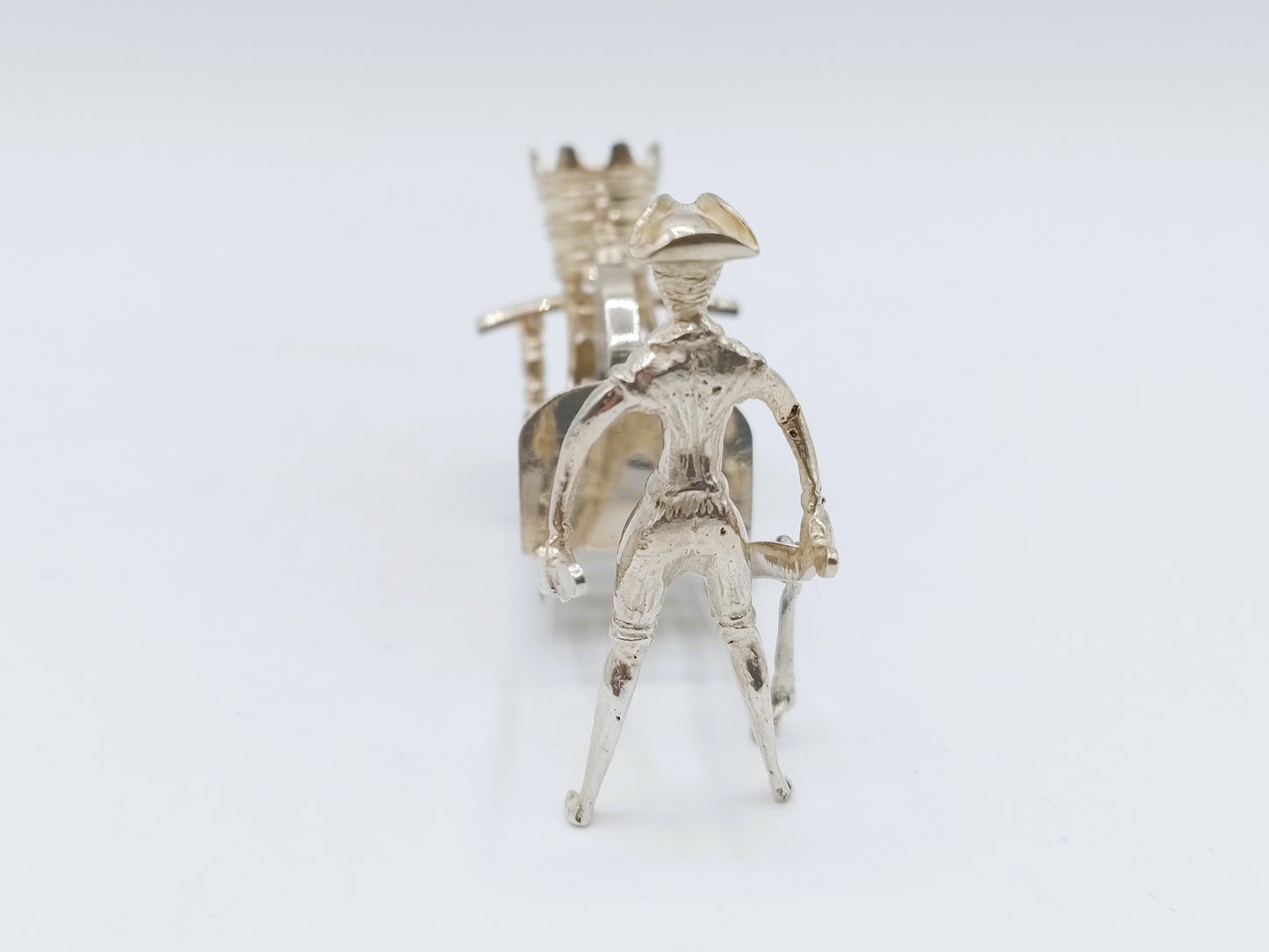 Zilveren miniatuur scharenslijper, A. van Geffen, Amsterdam, 1746