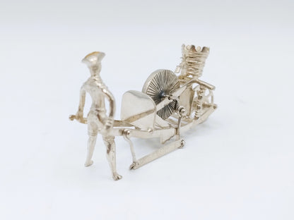 Zilveren miniatuur scharenslijper, A. van Geffen, Amsterdam, 1746