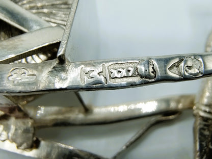 Zilveren miniatuur scharenslijper, A. van Geffen, Amsterdam, 1746