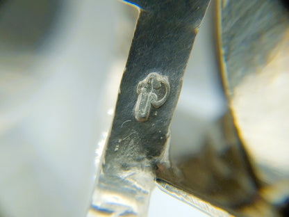 Zilveren miniatuur scharenslijper, A. van Geffen, Amsterdam, 1746