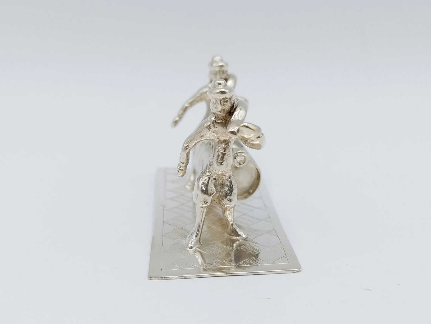 Silver miniature beer carriers, F. van Strant II, Amsterdam, c. 1740