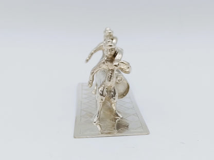 Silver miniature beer carriers, F. van Strant II, Amsterdam, c. 1740