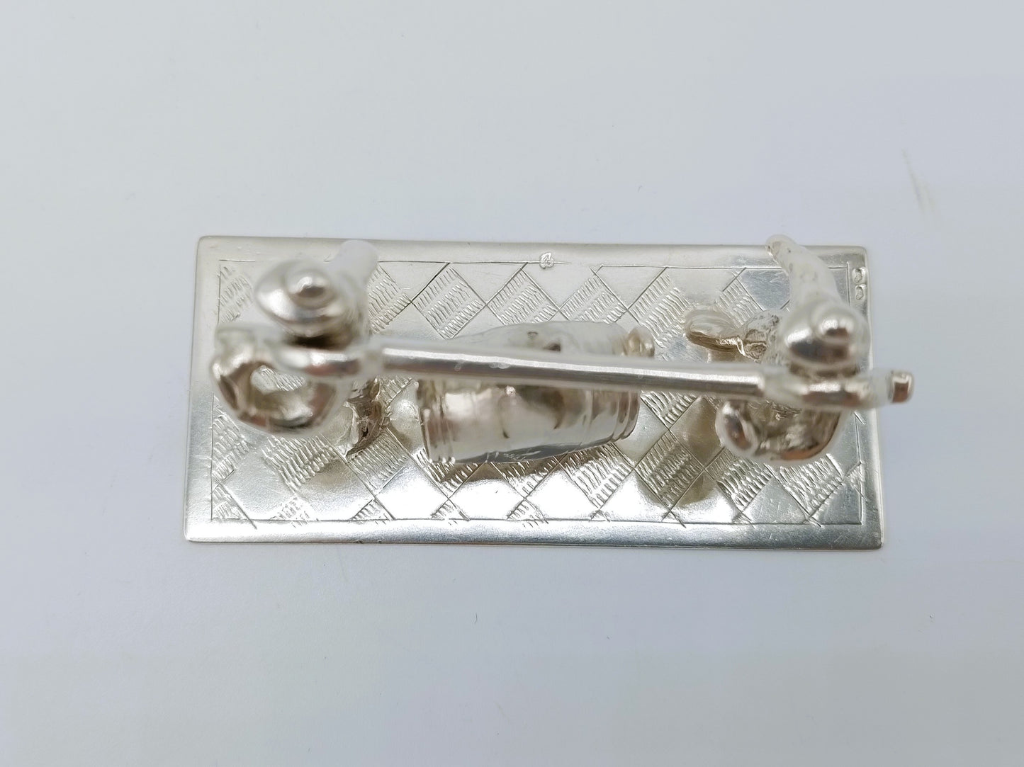 Silver miniature beer carriers, F. van Strant II, Amsterdam, c. 1740