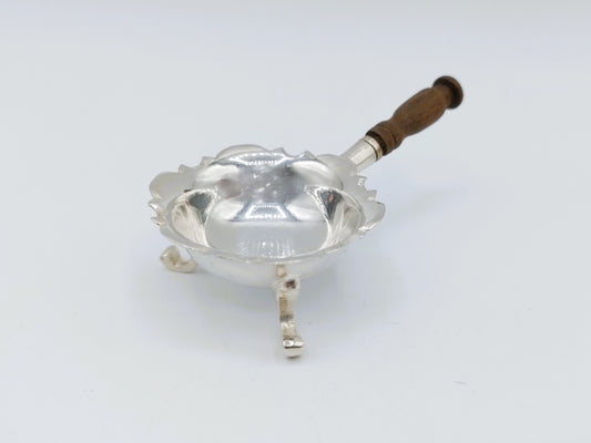 Zilveren miniatuur pijpkomfoor, D. van Strant, Amsterdam, 1753