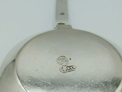 Zilveren miniatuur koekenpan, W. van Strant, Amsterdam, ca. 1735