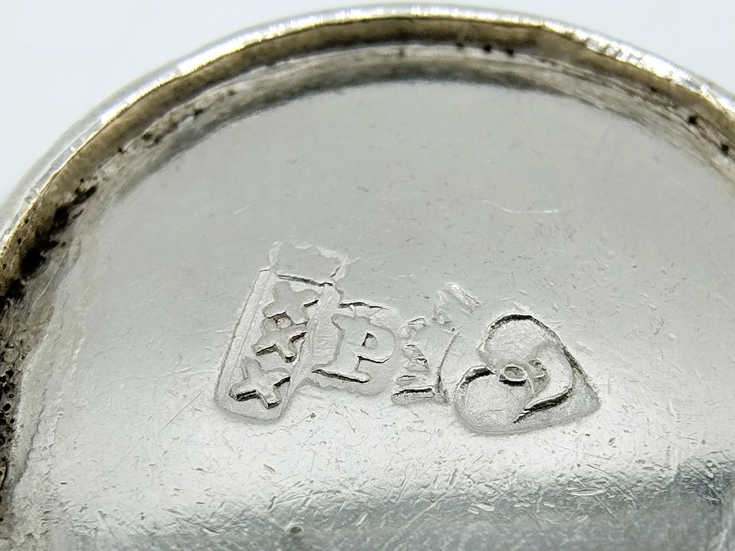 3 Zilveren miniatuur borden, J.  van Geffen, Amsterdam, 1774