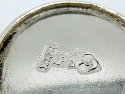 3 Zilveren miniatuur borden, J.  van Geffen, Amsterdam, 1774